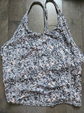 Sweaty Betty Athletic Tank Top - Gray & Pink